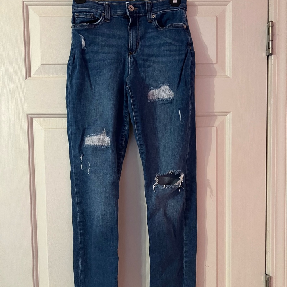 Girls Sugar & Jade Straight Leg Jeans Adjustable Waist
